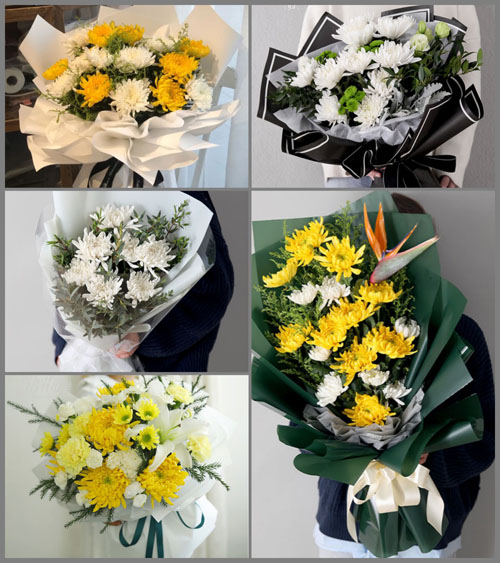 湖南长沙岳麓区雨敞坪镇瓦灰村白事花束代送